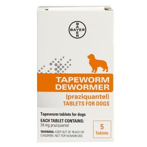 Bayer Tapeworm Dewormer Tablets for Dogs