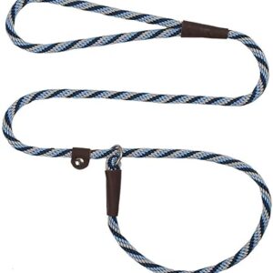 Mendota Pet Slip Leash - Dog Lead and Collar Combo - Made in The USA - Arctic Blue, 1/2 in x 6 ft - for Small/Medium Breeds